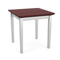 Lesro Lenox Steel End Table, Chelsea Mahogany LS0620